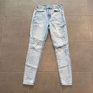AE size 6 next level stretch curvy hi-rise jegging